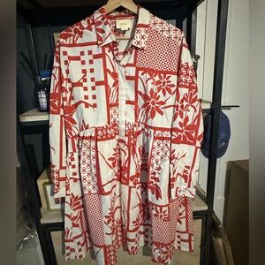 Anthropologie Maeve shirt dress (M)